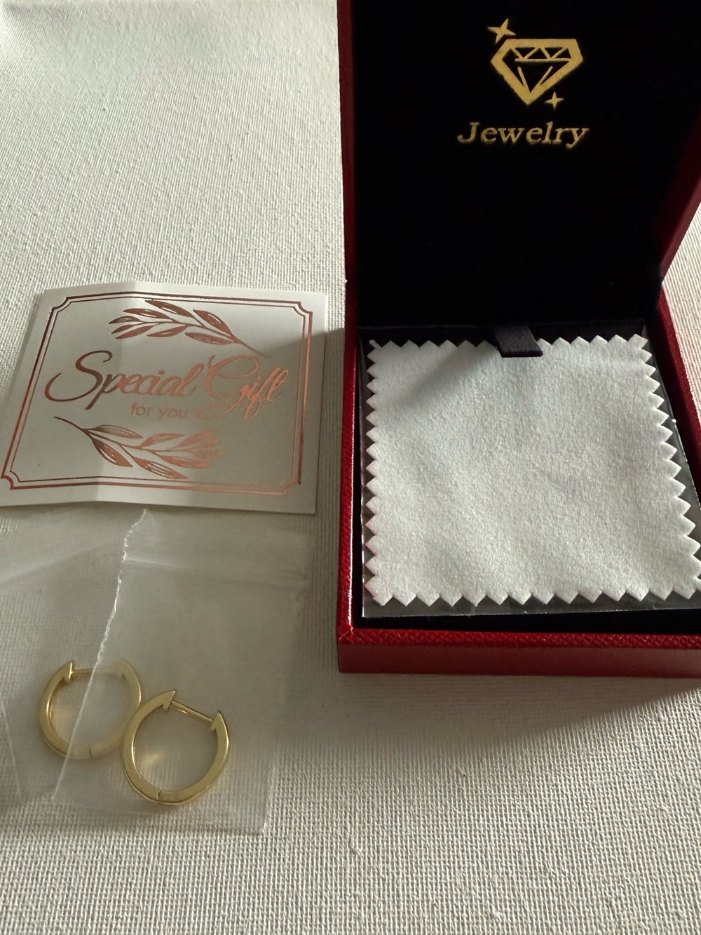 NEW Nordstrom Small Gold Huggie Hoop Earrings